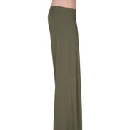 Panta Firenze fluido verde militare con baschina