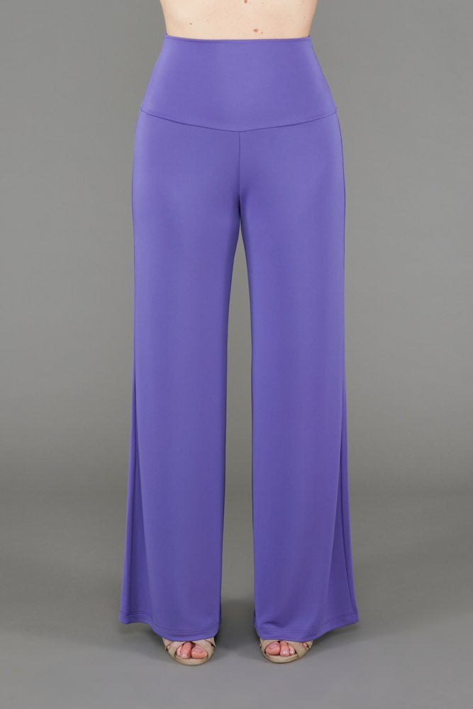 Panta Firenze fluido viola con baschina