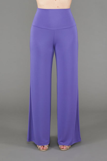 Panta Firenze fluido viola con baschina