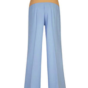 Panta Firenze crepe satin celeste con baschina
