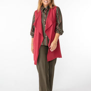 Panta Firenze Cady leggero Verde con baschina