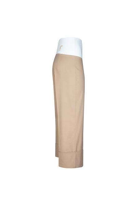 Havana Trousers in Beige with Baschina Waistband
