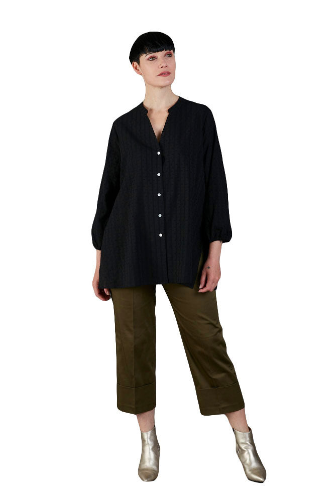 Panta Havana cotone militare con baschina
