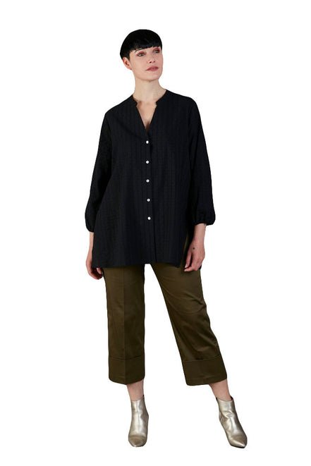 Panta Havana cotone militare con baschina