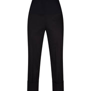 Panta Havana cotone nero con baschina