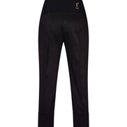 Panta Havana cotone nero con baschina