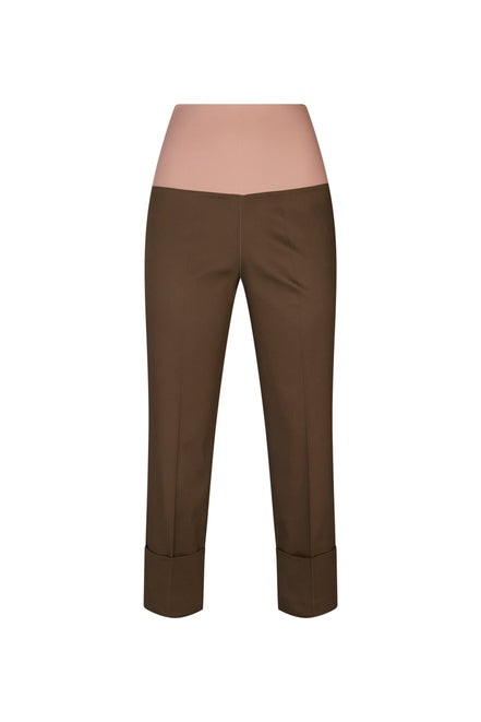 Panta Havana cotone militare con baschina