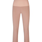 Panta Jackie cotone caffelatte con baschina