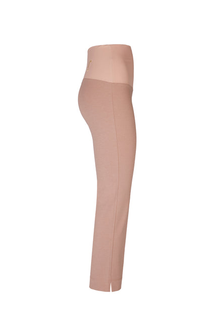 Panta Jackie cotone caffelatte con baschina