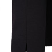Panta Jackie cotone nero con baschina