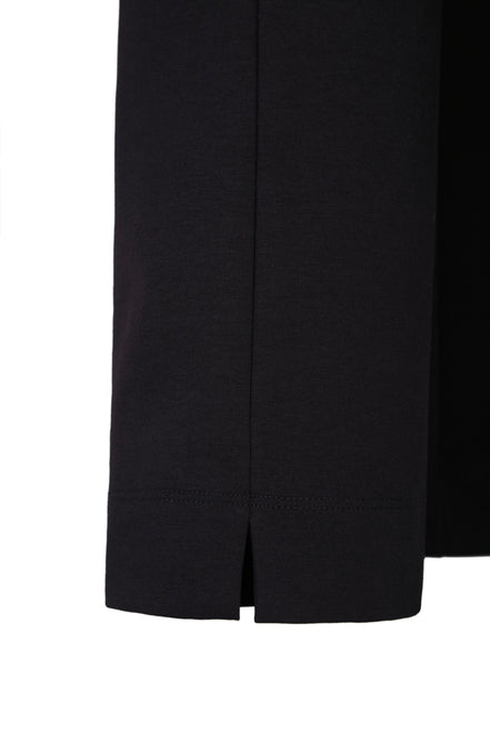 Panta Jackie cotone nero con baschina