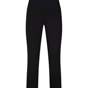 Panta Jackie cotone nero con baschina