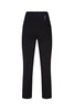 Panta Jackie cotone nero con baschina