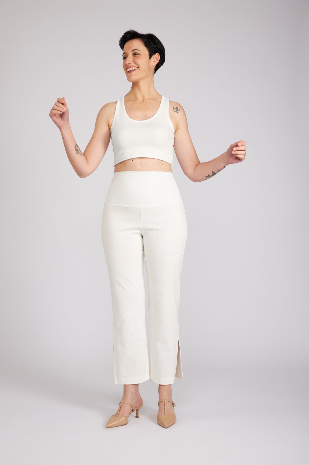 Panta Lilly bianco
