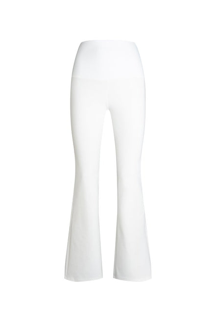 Panta Milano in punto milano cotone bianco