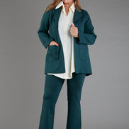 Panta Milano verde con baschina