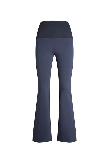 Panta Milano in punto milano cotone blu navy