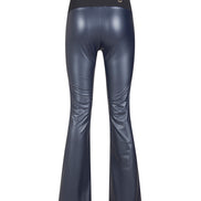 Panta a zampa Milano ecopelle blu