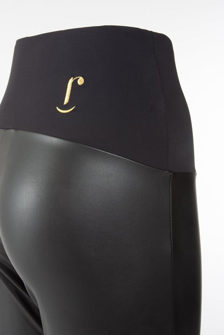 Pantalone Milano in ecopelle nera