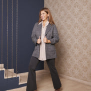 Camicia Milano over cipria