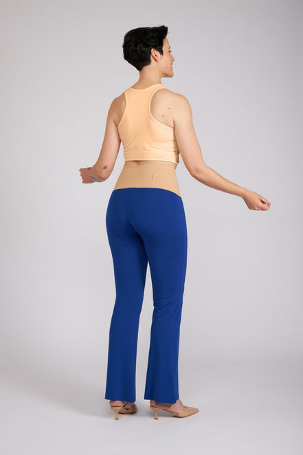 Panta Milano in jersey bluette