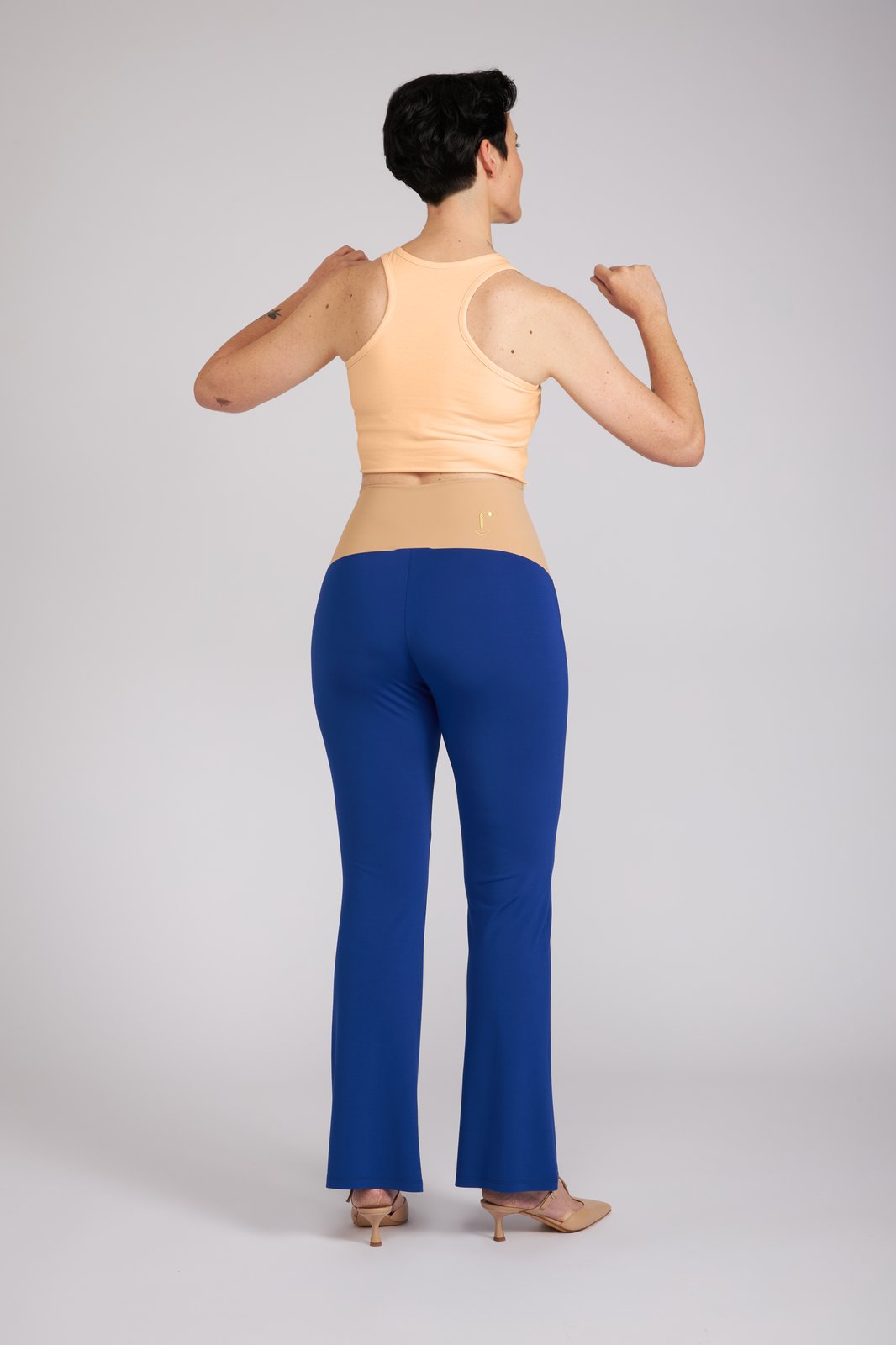 Panta Milano in jersey bluette