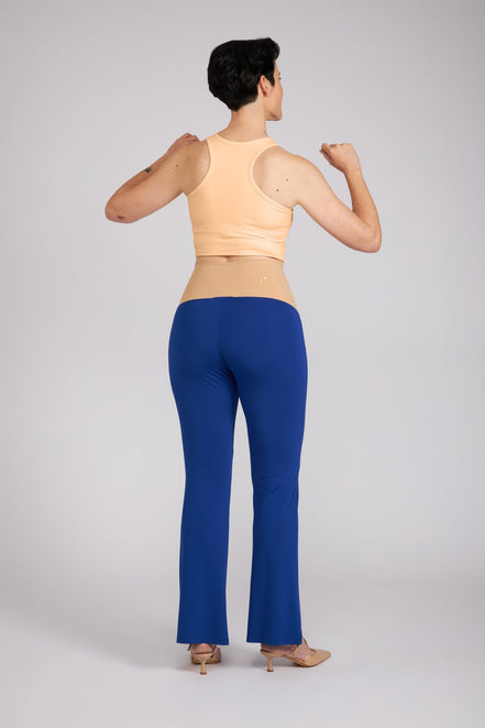 Panta Milano in jersey bluette