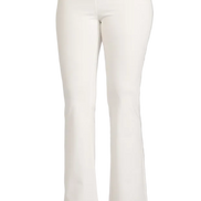 Panta Milano in punto milano cotone bianco