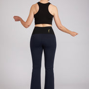Panta Milano in punto milano cotone blu navy