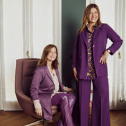 Berlin Jacket in Purple Cady