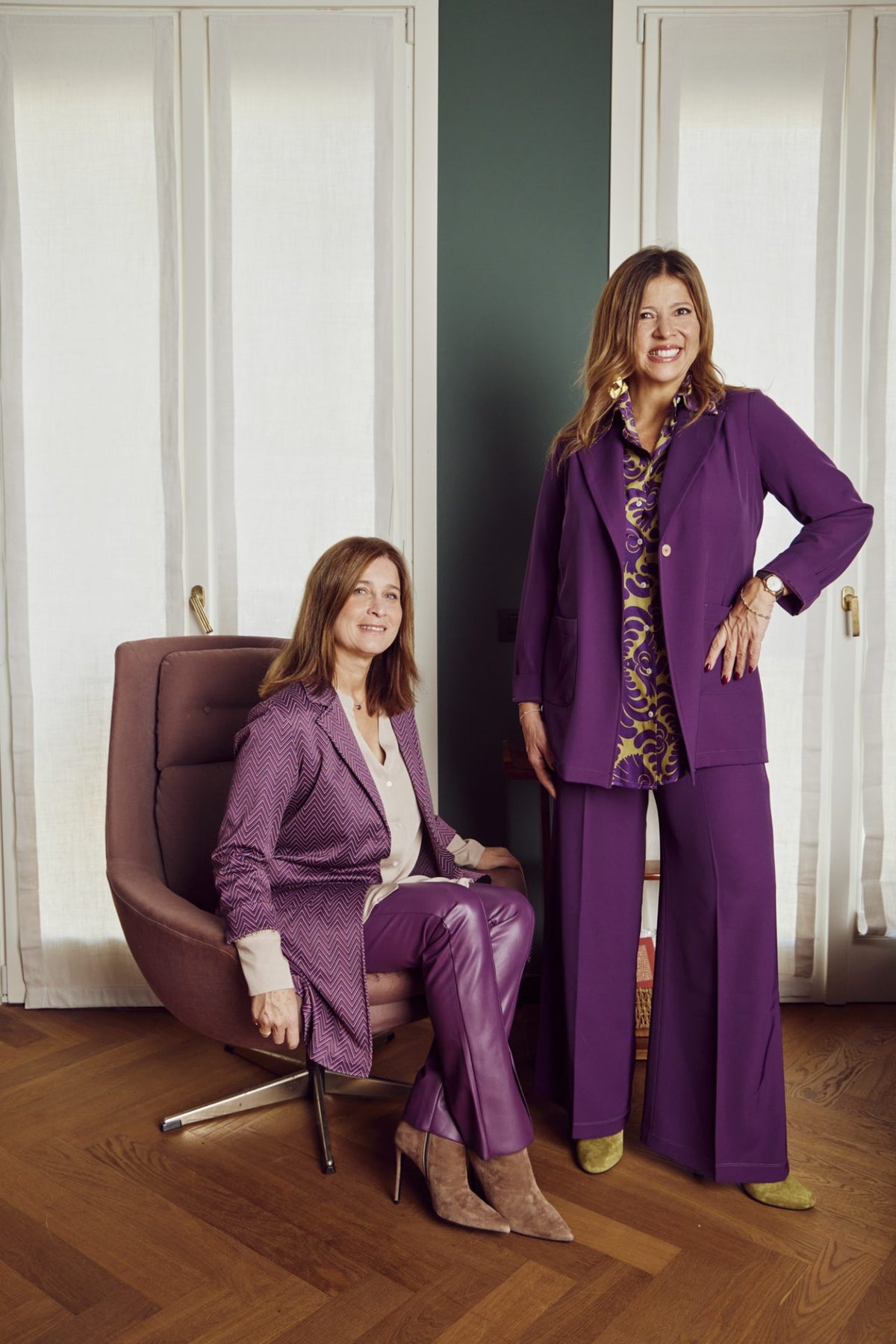 Berlin Jacket in Purple Cady