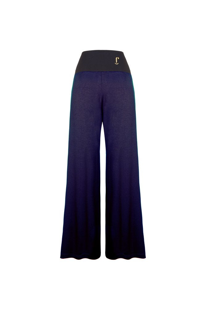 Panta Firenze maglina blu con baschina