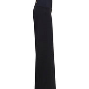 Panta Firenze lurex nero con baschina