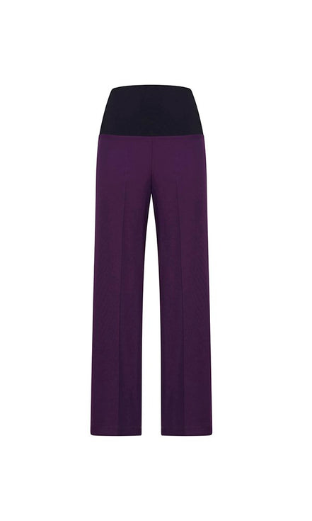 Panta Firenze cady viola con baschina