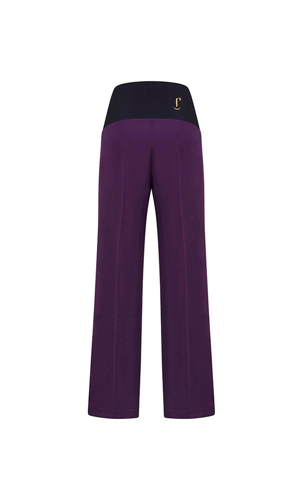 Panta Firenze cady viola con baschina