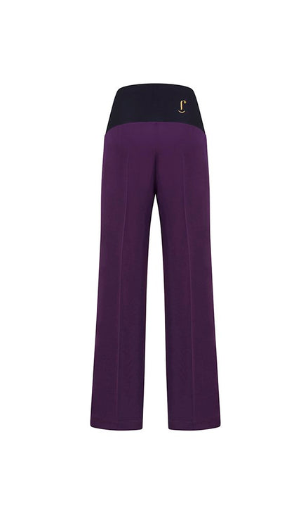 Panta Firenze cady viola con baschina