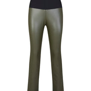 Panta Paris ecopelle fango con baschina