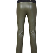 Panta Paris ecopelle fango con baschina