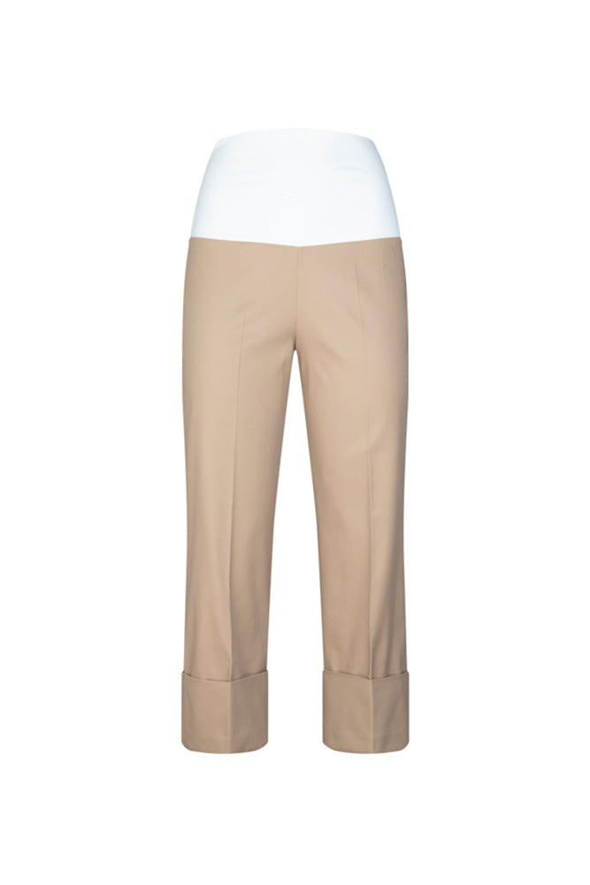 Havana Trousers in Beige with Baschina Waistband