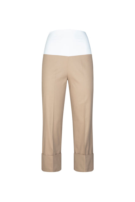 Havana Trousers in Beige with Baschina Waistband