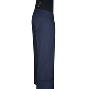 Panta Havana cotone navy con baschina