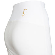 Panta Milano in punto milano cotone bianco
