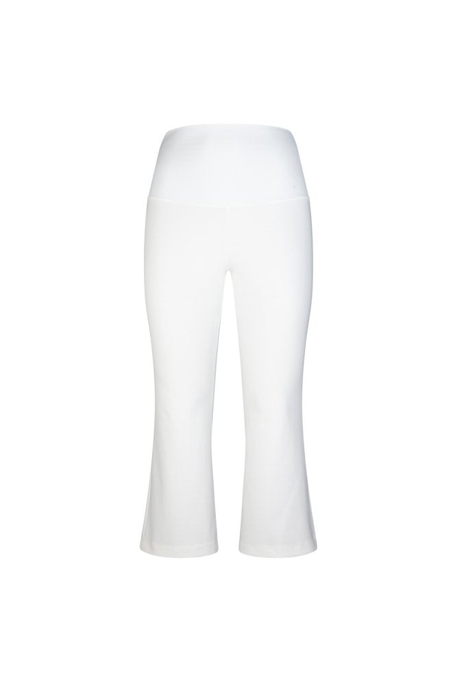 Panta Salina in punto milano cotone bianco