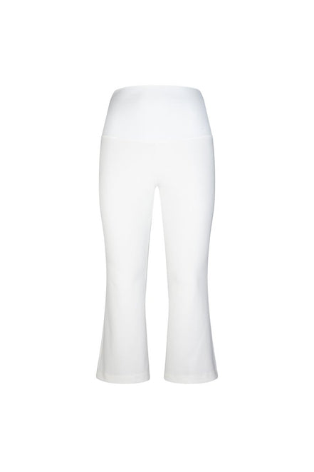 Panta Salina in punto milano cotone bianco