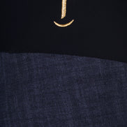 Panta Salina blu jeans in punto Milano di cotone