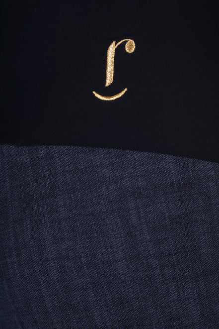 Panta Salina blu jeans in punto Milano di cotone