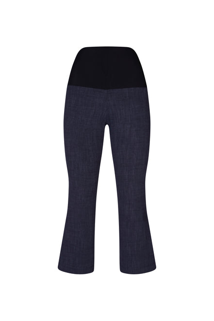 Panta Salina blu jeans in punto Milano di cotone