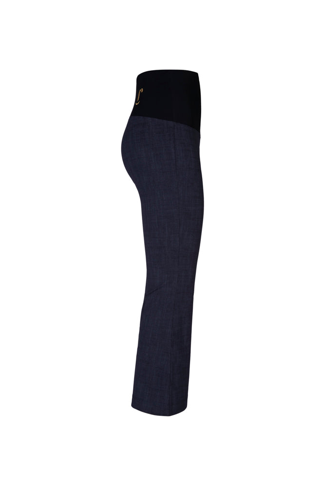 Panta Salina blu jeans in punto Milano di cotone