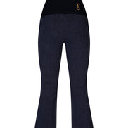 Panta Salina blu jeans in punto Milano di cotone