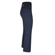 Panta Salina in punto milano cotone navy